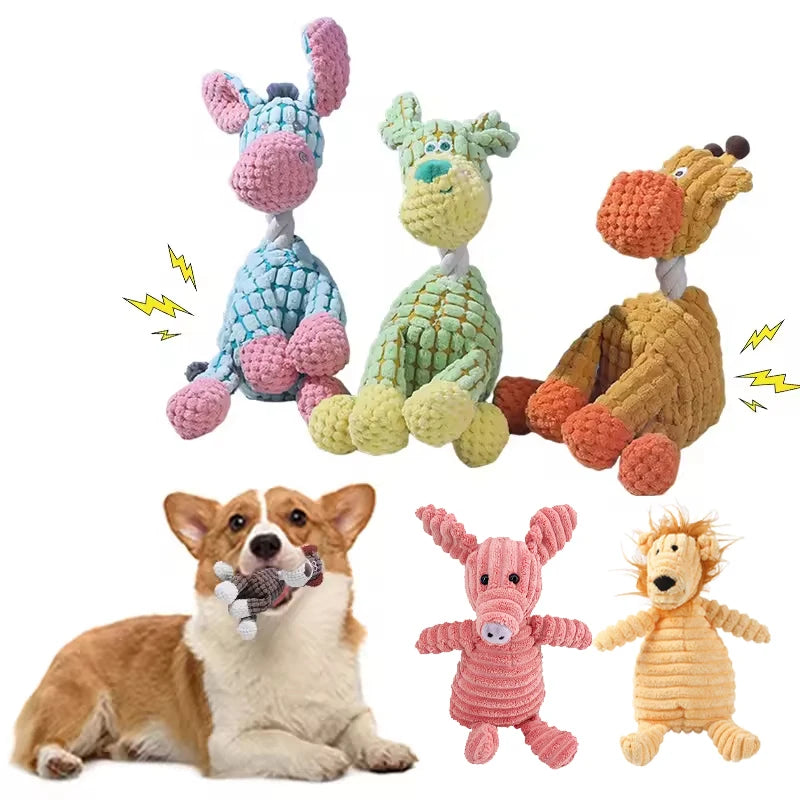 Animal Plush Dog Toy